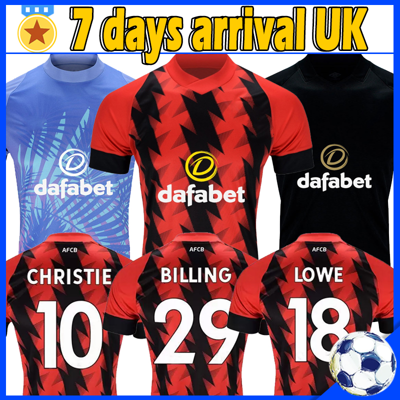 

22/23 J.Stanislas Soccer Jerseys 2022 2023 S.Dembele D.Brooks D.Solanke J.Lowe Football Uniforms Kieffer Moore J.Anthony E.Marcondes L.Cook R.Christie Men Shirts Top, Boenmaosi 22-23 away patch