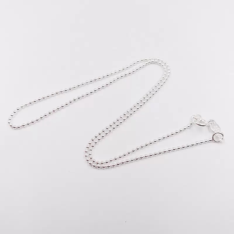 

Authentic 925 Sterling Silver necklace Gargantilla Bear Chain De Plata Necklaces for women men girl boys Fits European bear Jewelry Style Gift 711901270