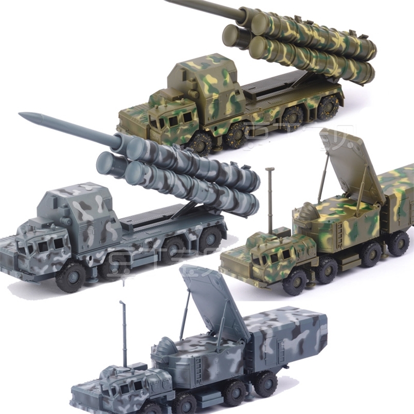 

1 72 Russia Army S 300 PMU Missile Systems Radar Vehicle Plastic Assembled Truck Puzzle Building Kit Military Car Model Toy 220715