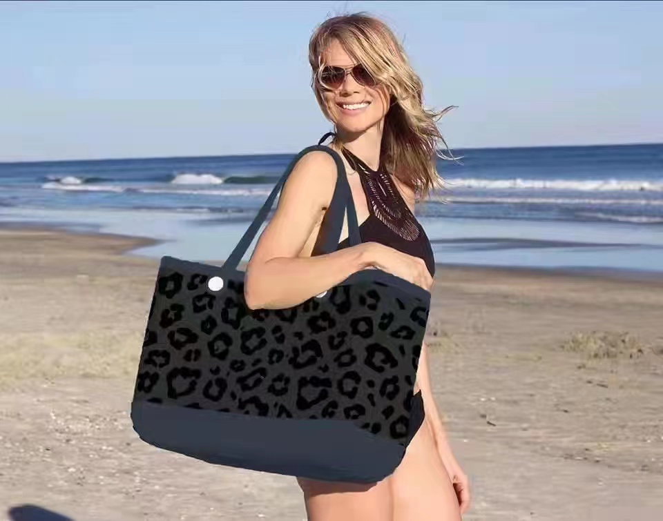 

Womens Waterproof Silicone Eva Beach Bag Bogg Tote With Hole, Different price