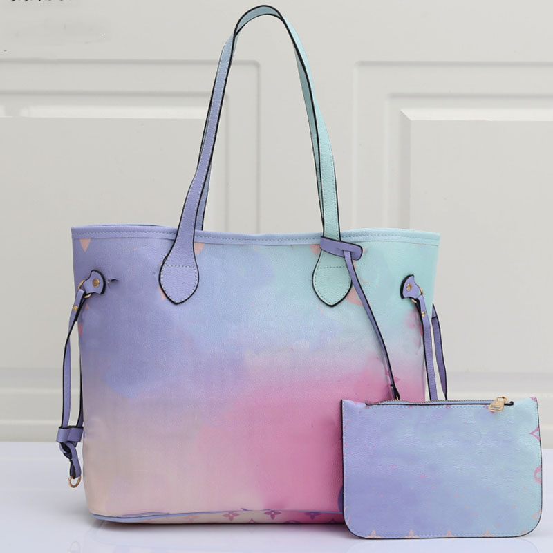 

HH M59859 M20511 Designer Composite totes Handbag brand Womens Shoulder Bag 2pcs Tote Clutch Leather Canvas Shopping Handbag With Wallet purse, Not choose this option