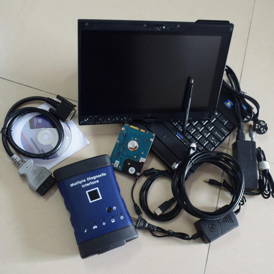 

Auto Diagnostic Tool MDI Professional Scanner TECH2WIN Mulit-Languages GDS 2 in Used Laptop X201T Touch screen