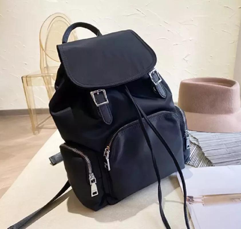 

Backpack Solid Color Men's And Women's Travel Backpacks Lightweight Casual Oxford Cloth Large Capacity Computer BagsBackpack, Black