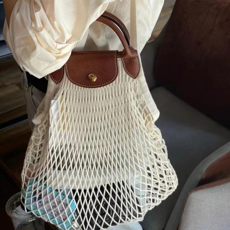 

Evening Bags Designer Brand Cotton Mesh Woven Handbags Women Hollow Net Rope Shoulder Summer Basket Ladies Beach Purses 2022, Black