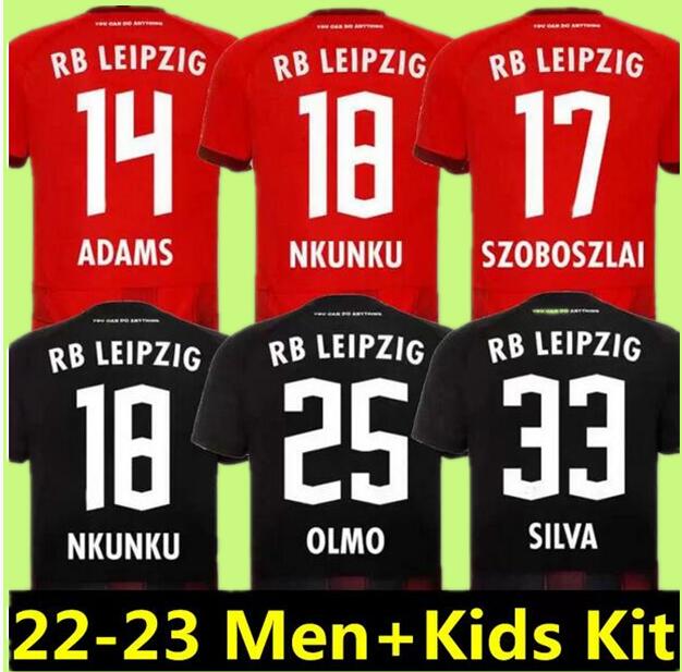 

2022 2023 RBL soccer jerseys Leipziges POULSEN FORSBERG  23 Bundesliga SABITZER camisetas de futbol men kids kit socks full sets Football shirt Uniforms