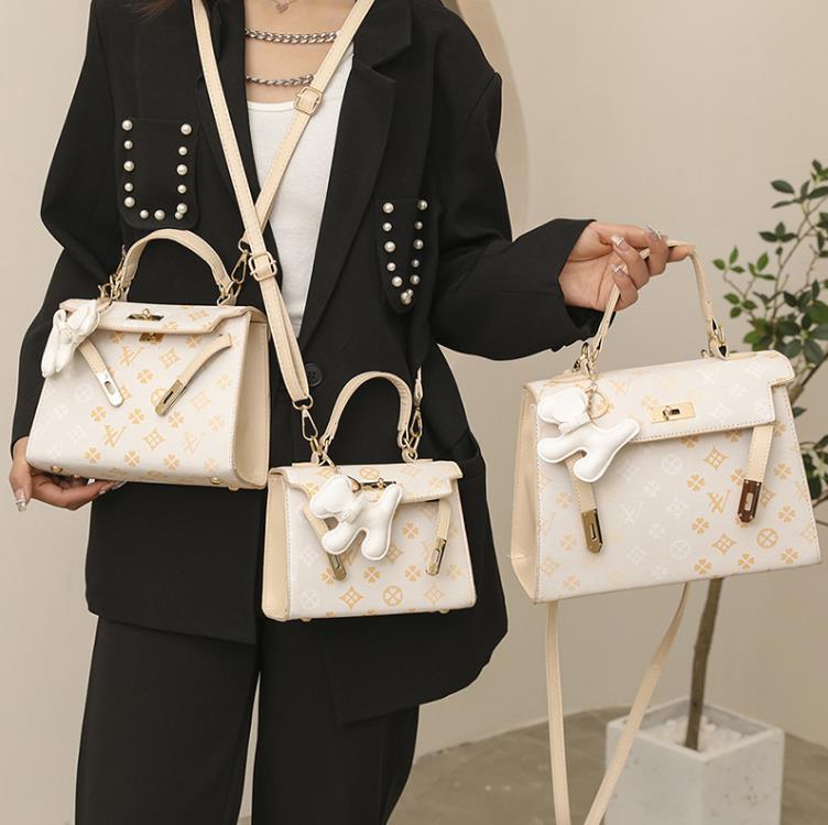 

Spring/Summer Women's Bag Kelly Bag Trendy Handbag Shoulder Messenger Bags, Black