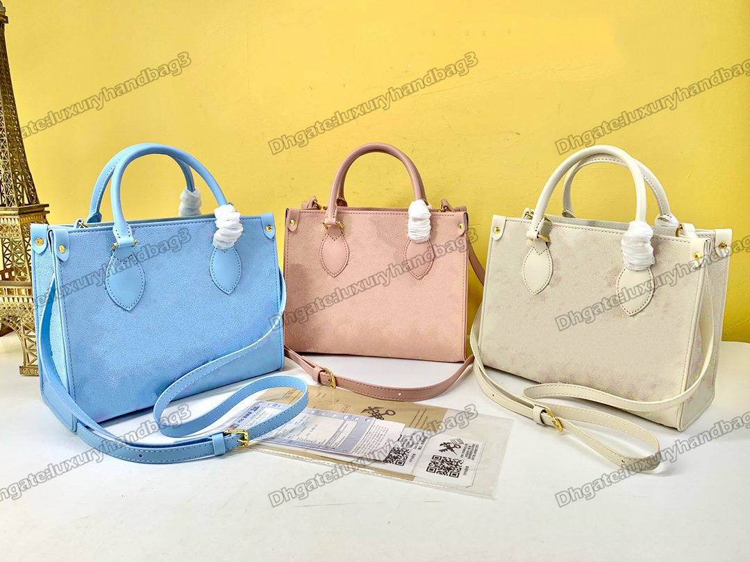 

OnTheGo PM Tote Bag 2022 Summer Stardust Womens On The Go HandBag Luxury Designer CrossBody M46067 M46168