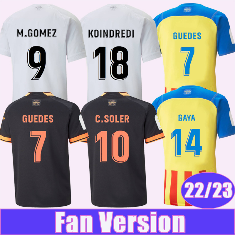 

22 23 GUEDES G.PAULISTA GAYA Mens Soccer Jerseys KOINDREDI VALLEJO M.GOMEZ Home Away 3rd Football Shirt Short Sleeve Uniforms, Qm9718 22 23 away l. lig. patch