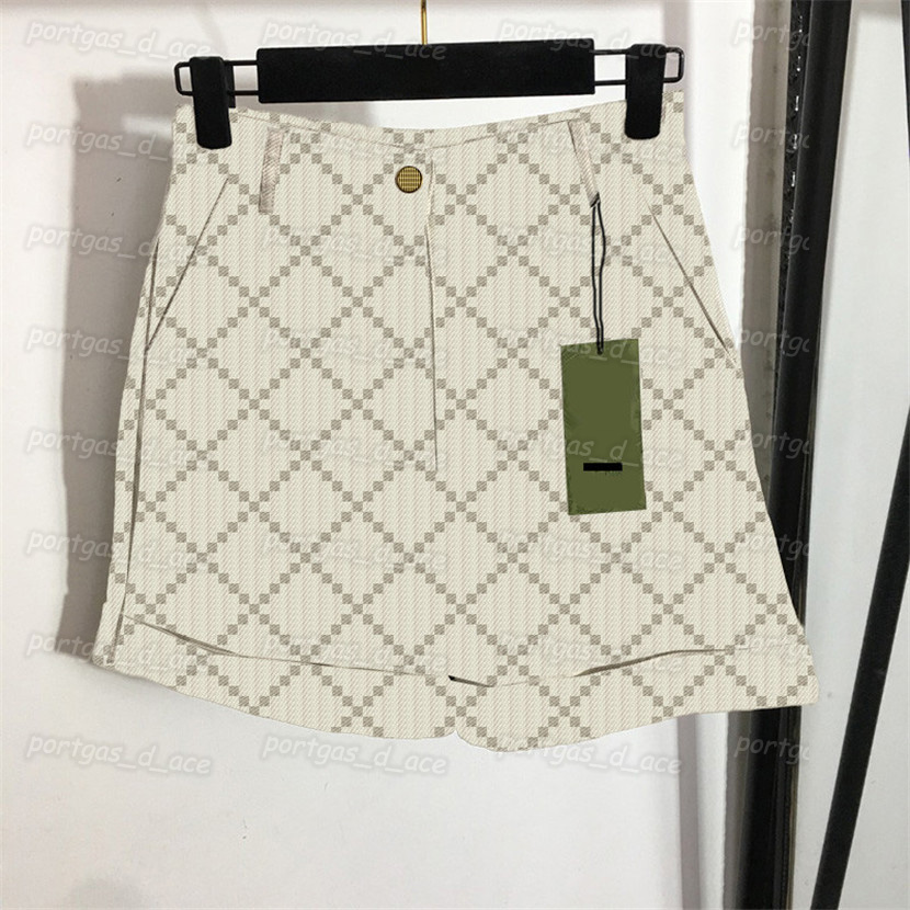 

Letters Jacquard Denim Shorts for Women Summer Casaul Short Pants Womens Street Style High Waist Shorts, Beige with label #20223129