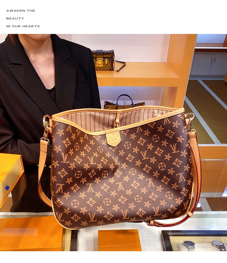 

Women Luxurys Designers Bags Crossbody High Quality Handbags Womens Purses Shoulder Shopping Totes Bag Backpack Style #8855, Brown flower beige strap