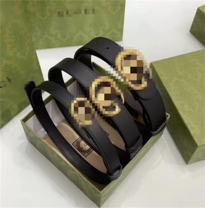 Designer Belt Luxury Womens Mens Belts Fashion g Classical Bronze Big Smooth Buckle Real Leather Strap 2.0cm 3.0cm 3.4cm 3.8cm Black Color p01