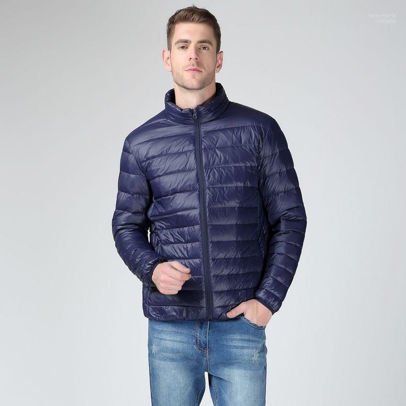 

Men's Down & Parkas Winter Solid Color Cotton-Padded Jacket Thick Padded Short Men Kare22, Black