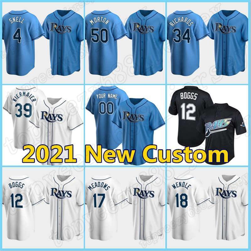 

Jersey 39 Kevin Kiermaier Custom Rays 12 Wade Boggs 4 Blake Snell Baseball 8 Brandon Lowe Jersey 50 Charlie Morton 17 Austin Meadows Men Chaz Roe, Custom new coolbase(guangmang)