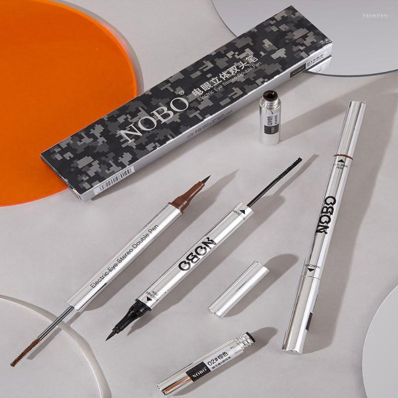 

Eyeliner Extension Make Up Tools Non-smudge Long Lasting Easy To Wear Eye Liner Pen Mascara Double Head Eyes CosmeticEyeliner, Black