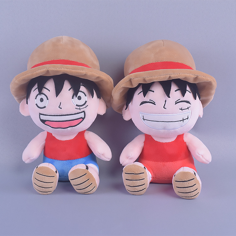 

Japanese Anime Movie Pirate Luffy Plush Toys Children's Gift, As show