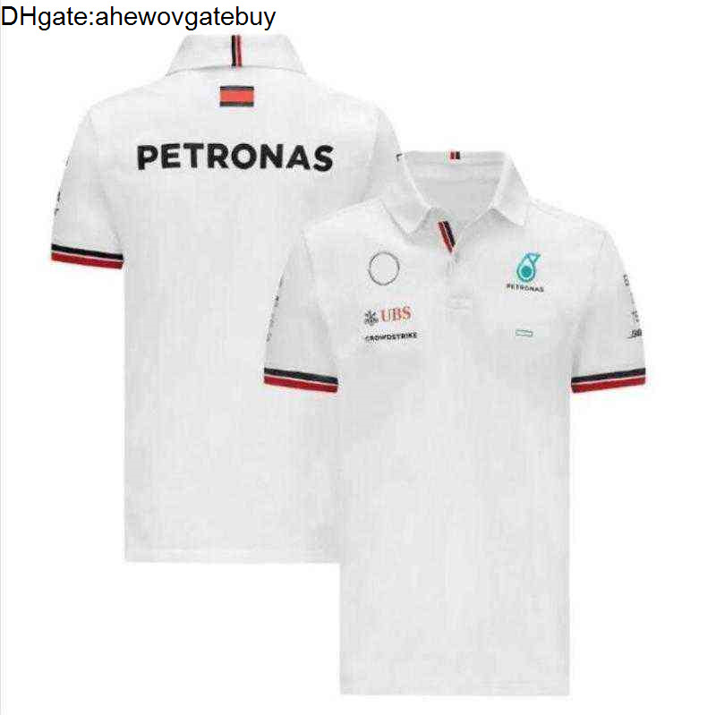 Men's Petronas Designer Luxury t Shirts Mercedes Amg Top F1 Formula One Racing Polos Women Casual Short Sleeve T-shirts Benz Polo Lewis JX7Q
