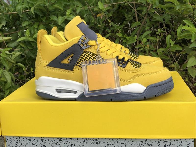 

Shoes Designer Jumpman 4 Retro GS Yellow Lightning Low Men/Women Basketball Designer Outdoor Sports Sneakers Original Fast Delivery