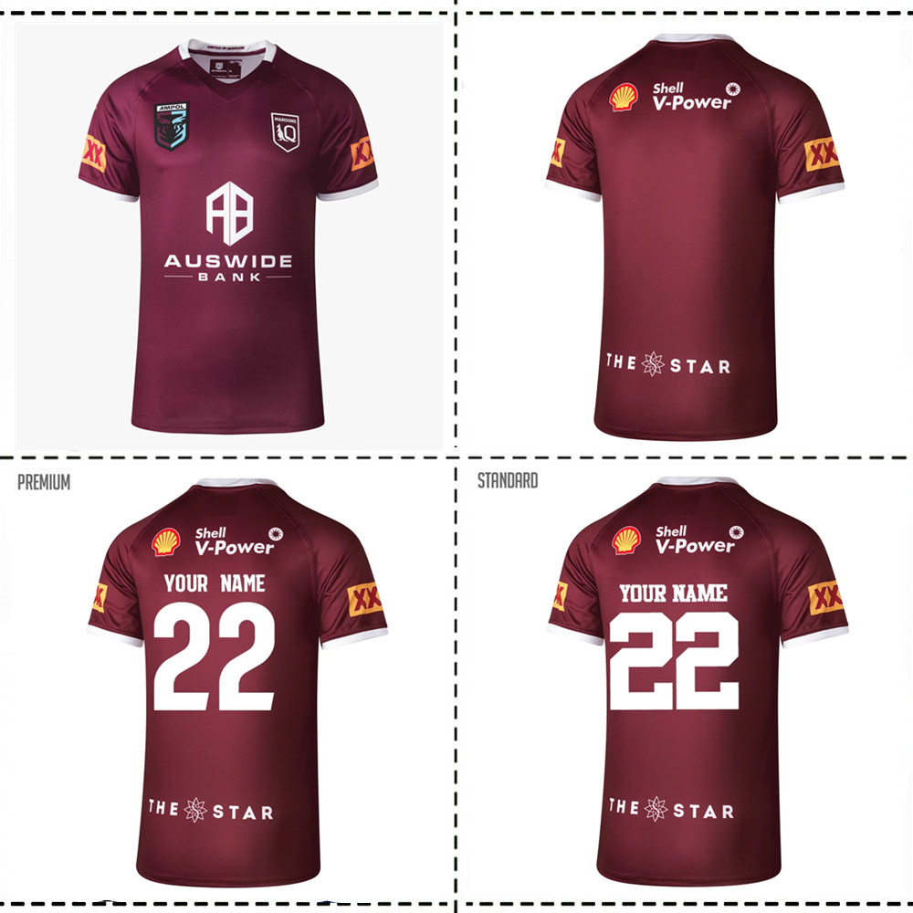 

2022 QUEENSLAND MAROONS STATE OF ORIGIN JERSEY 2022/2023 QLD Maroons Home/Away Rugby Jersey TRAINING JERSEY SHORTS size S--5XL