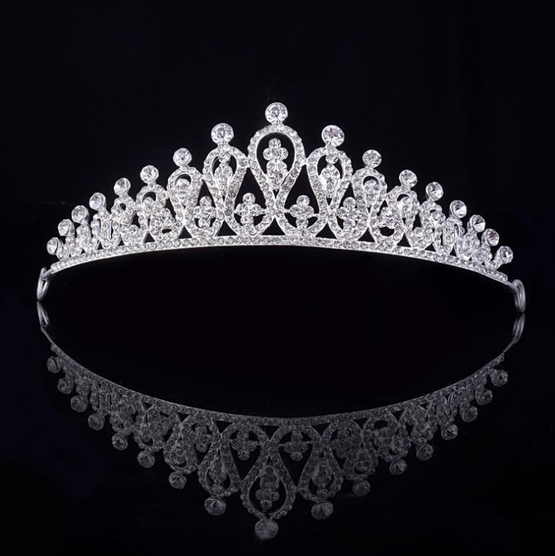 

Hair Clips & Barrettes Baroque Rhinestone Crystal Beaded Headband Tiara Bride Crown Luxury Wedding Korean OrnamentsHair