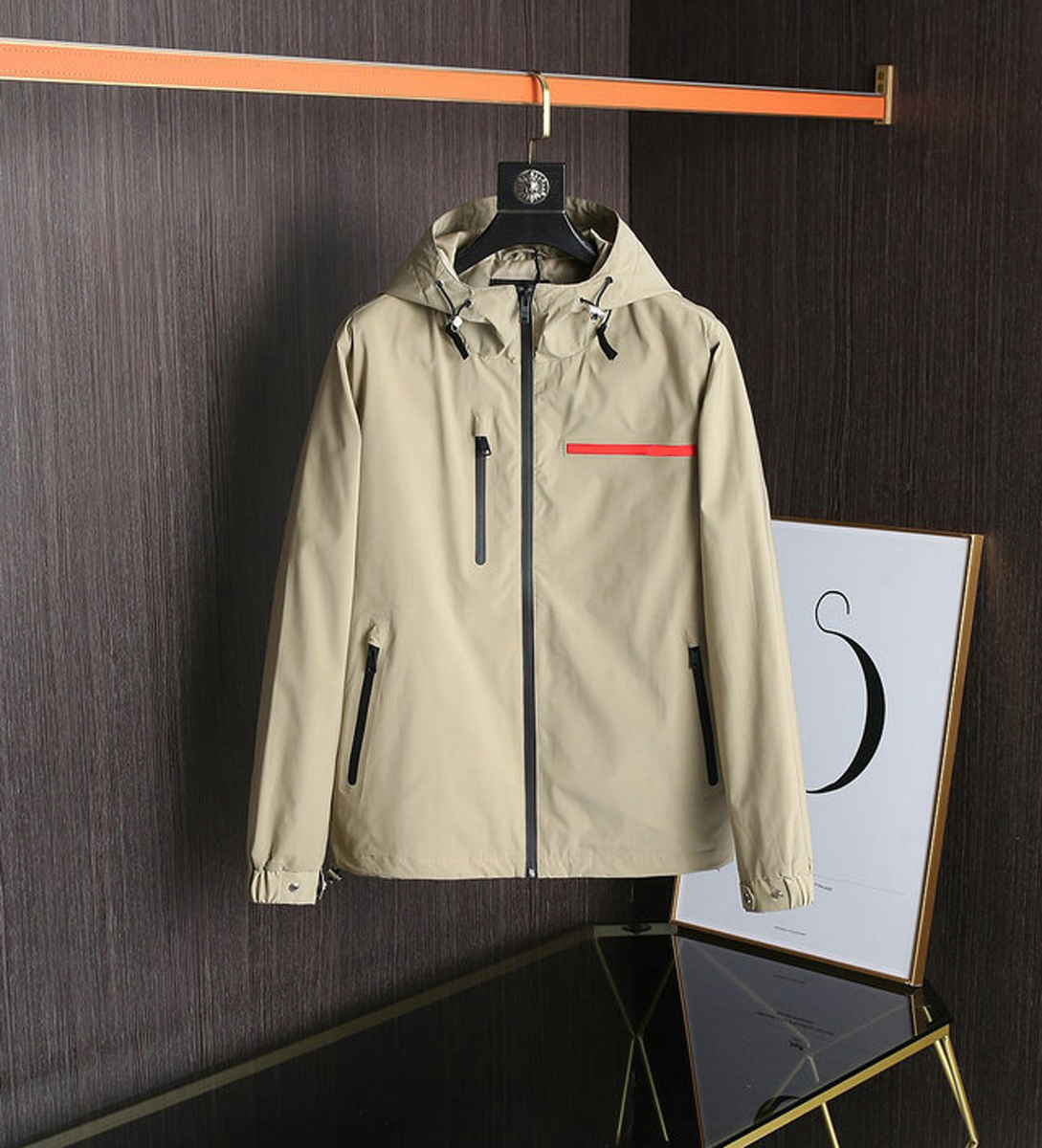 Fashion Jacket Windbreaker Long Sleeve Mens Jackets Hoodie Clothing Zipper with Animal Letter Pattern Plus Size Clothes M-3XL hoodie