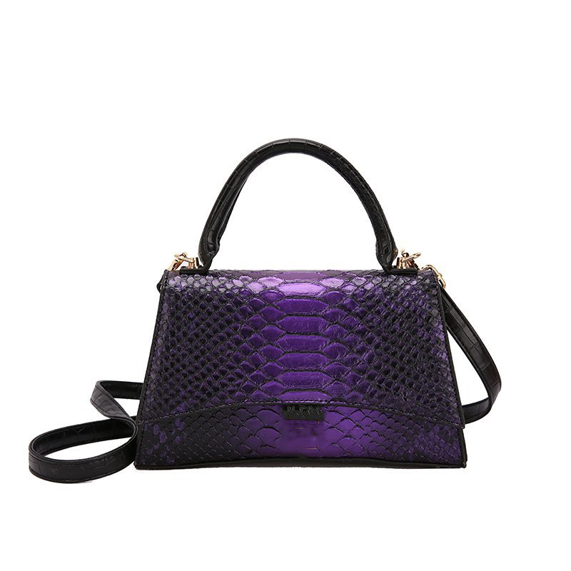 

New fashion Handbag color matching crocodile hourglass bag PU Brand Summer women design Handbags high quality Wallet small Simple Designer Bag Shoulder Bags, As picture