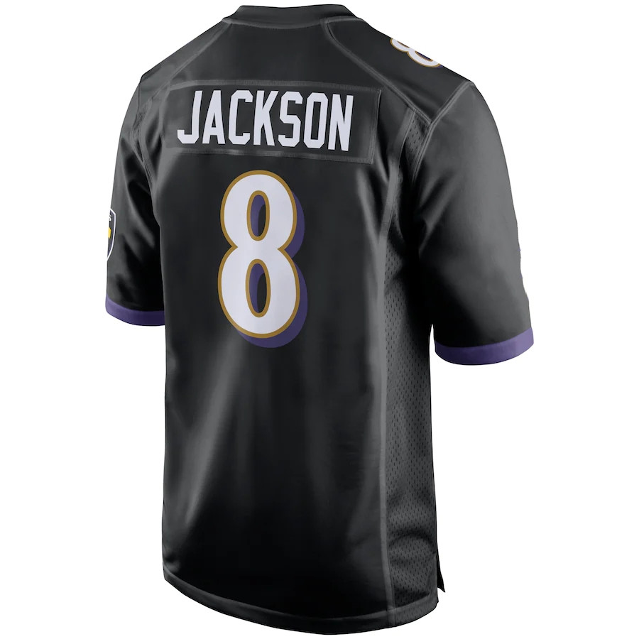 

Football Lamar Jackson 8 Beckham Jr. 3 Kyle Hamilton 14 Andrews 89 Tucker 9 Dobbins 27 Humphrey 44 Bateman 7 Oweh 99 Reed 20 Ray Lewis 52 Men Jerseys Black Purple White