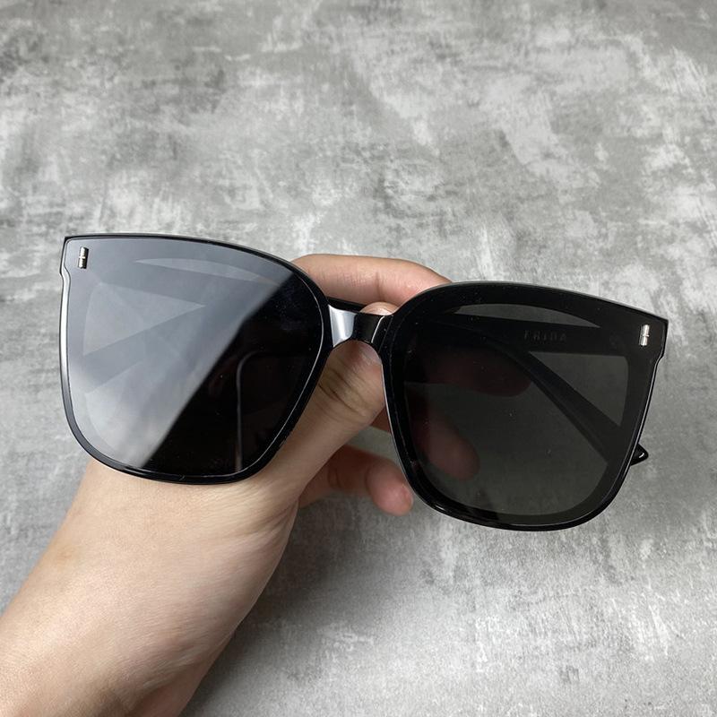 

Sunglasses 2022 Brand Square Woman Oversized Black Style Shades For Women Big Frame Fashion Female UV400 Glasses, White;black