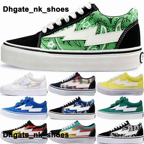 

Women Mens Trainers Revenge x Storm Sneakers Runnings Canvas Shoes Casual Chaussures Black White vulcanized Size 5 11 Skateboard Platform Scarpe Blue Red Schuhe
