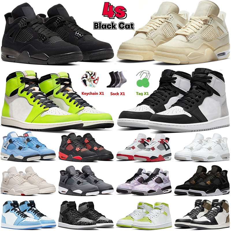 

men basketball shoes women 1s Visionaire Grey Fog Rebellionaire Dark Mocha Jumpman 4s Black Cat Sail Red Thunder Blue Infrared mens outdoor sports sneakers, B13 40-47