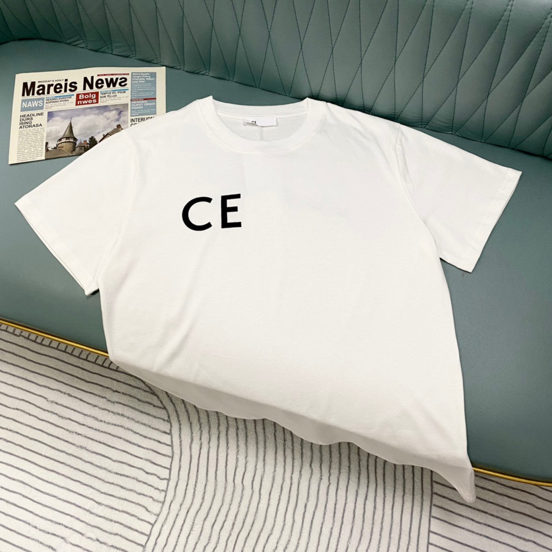 

Men's Plus Tees & Polos Round neck embroidered and printed polar style summer wear with street pure cotton e3w