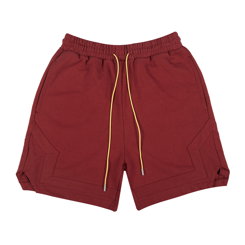 

2022 Fashion Summer USA Twill Long Drawstring Shorts Women Men High Street Middle Jogging Pants, Apricot shorts