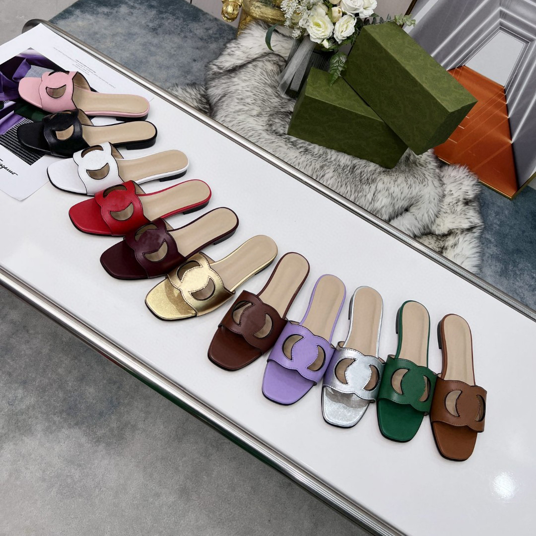 

2022 Designer fashion classic slippers famous brand women's crocodile print summer beach party hotel indoor bathroom girl style flat sandals Size 35-44, 15