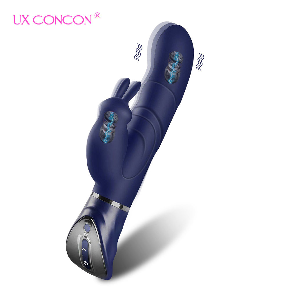 G-spot Dildo Rabbit Vibrator 10 Speeds Vagina Clitoris Stimulator Female Masturbator Massager Products Sex Toy for Women Adult-image-757084370
