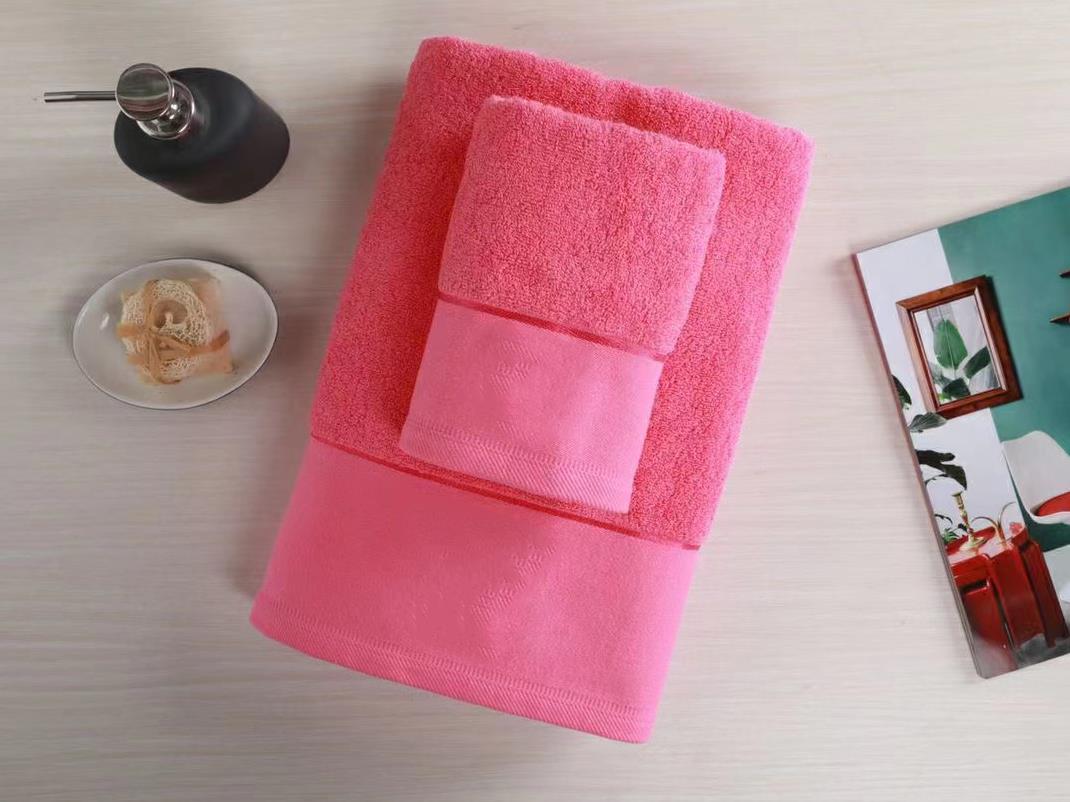 

V Luxury bath towel new cotton embroidered face household men and women soft water absorption increase thickening, At pic