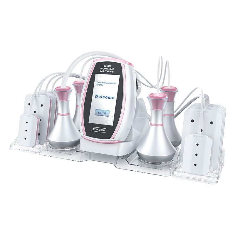 80K Ultrasonic Cavitation RF Laser Vacuum 6IN1 Slimming Machine Diode Lipolaser Radio Frequency Body Shaping Sculpting Weight Reduce Skin Tighten