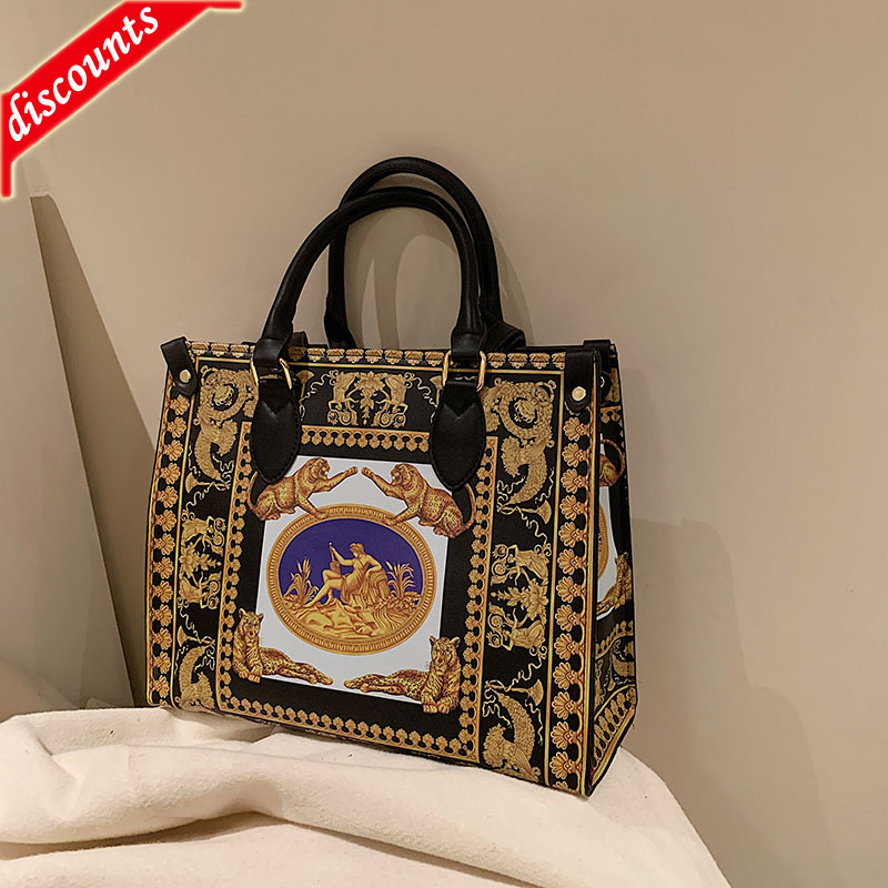 

Fashion High Quality Brand Trendy Ladies Bags Direct Sale New Female Tote Shoulder Handbag Woman, Circle black