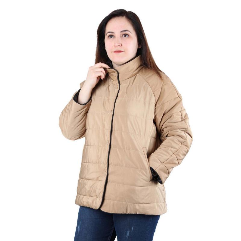 

Women's Plus Size Outerwear & Coats Freclining Women Large CcNef Upright Collar Coat Double Pocket Quilted Navy Blue CamelWomen's, Camel