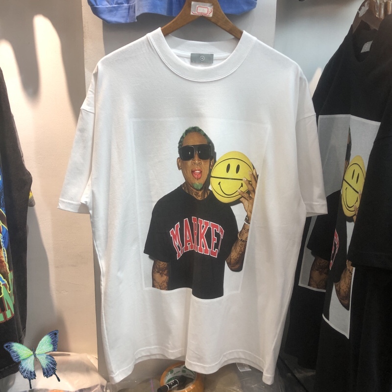 

Summer Style T Shirt Men Women Best-Quality Heavy Fabric Print T-Shirt Hip-Hop High Street Short Sleeves