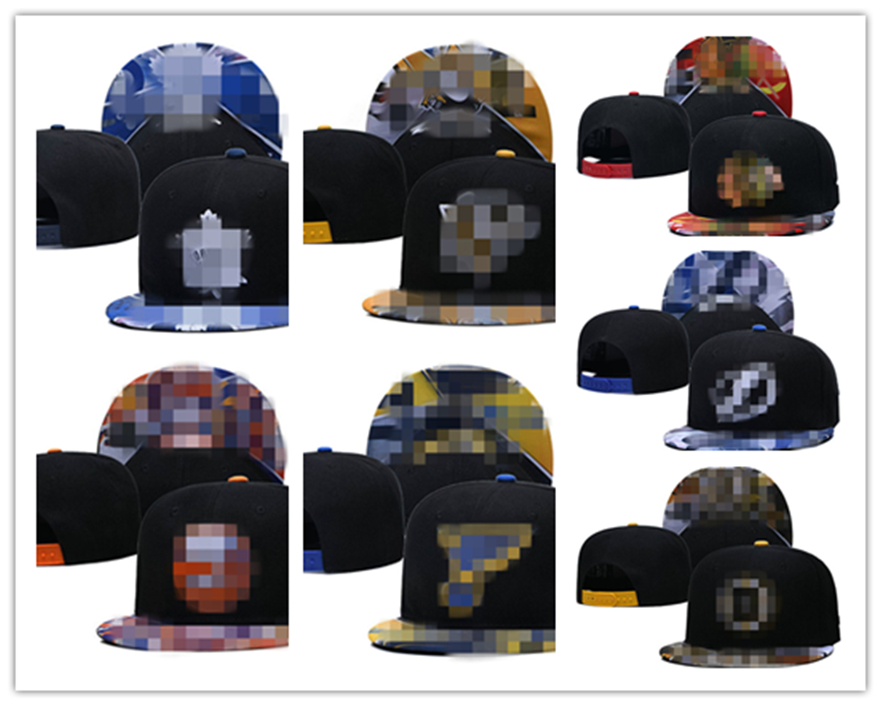 

2022 Latest Snapback Hockey Caps Baseball hat Basketball Football Snapbacks Casquette All Teams Cap Hats whole Mixed order H4229R, 15