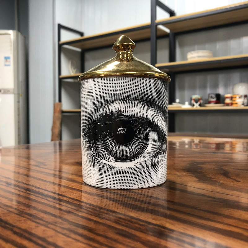 New Handmade Lady Face Candle Holders Home Decoration Jar Flower Arranging Pots Jewelry Box Human Face Cup Candelabra-image-781352817
