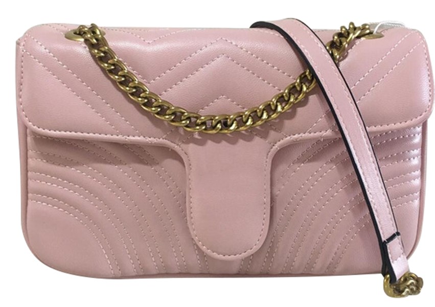 Top Quality 5 colors Women Shoulder bags gold and silver chain bag Crossbody Pure color handbagMessenger tote purse wallet C44