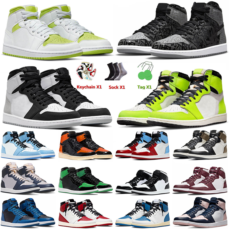 

Top OG Mens Basketball Shoes 1 1s Rebellionaire White Lime Men Women Jumpman High Visionaire Grey Fog Georgetown Seafoam Carbon Fiber Trainers Sneakers 36-46, C2 bordeaux 40-47