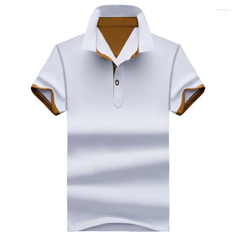 

Men's Polos Patchwork Color Summer Shirt Men Casual Short Sleeve Turn Down Collar Tee Large Size M-4XL Clothing TopMen's Men'sMen's Bell22, As picture