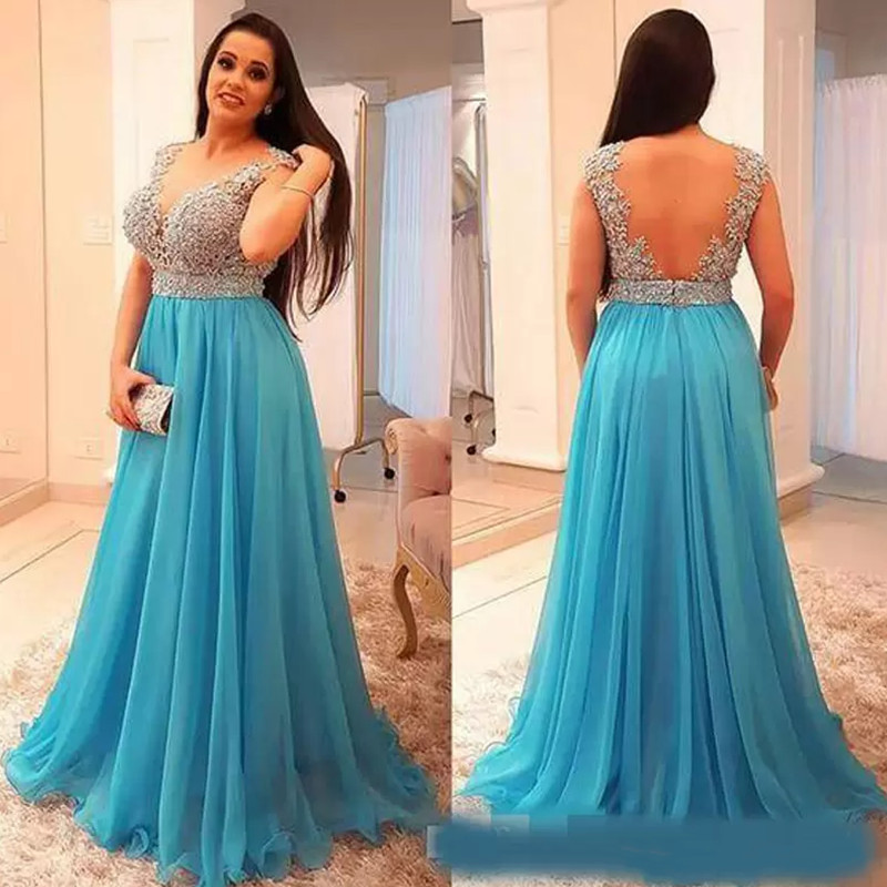 Superbe robe de bal en mousseline de soie perlée, grande taille, col en V profond, dos nu, longueur au sol, robe longue plissée pour invités form