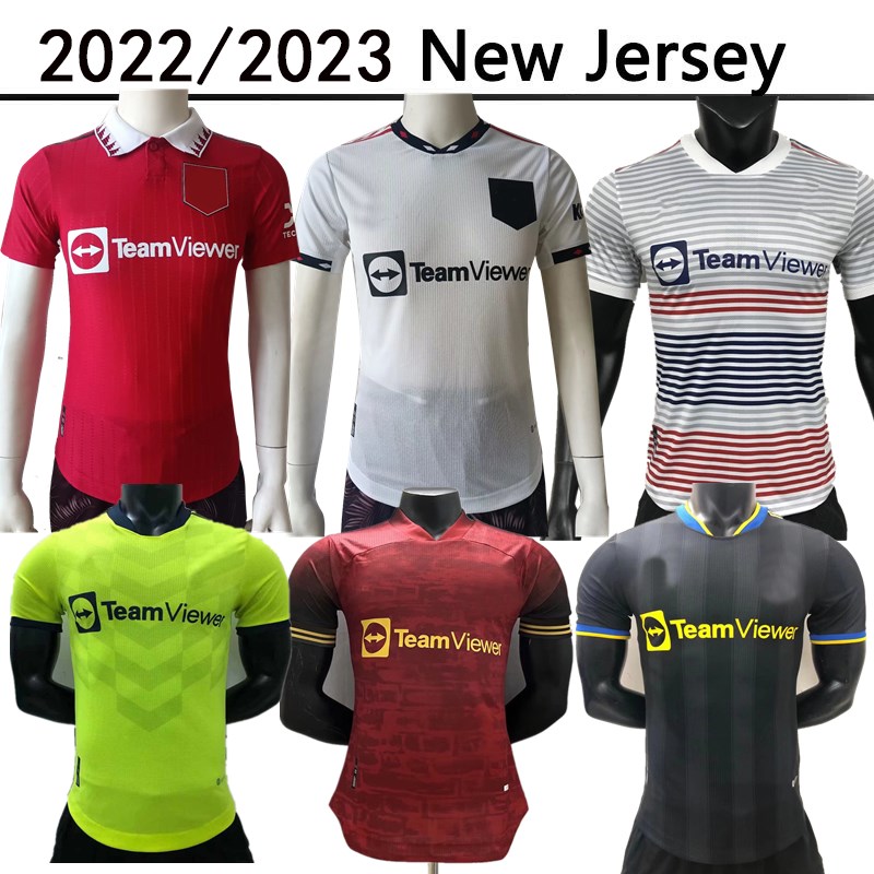 

SANCHO player version 22 23 soccer jerseys RASHFORD MAN 2022 2023 football shirt POGBA CAVANI B. FERNANDES VARANE FRED Cristiano Shaw GREENWOOD Lingard training wear