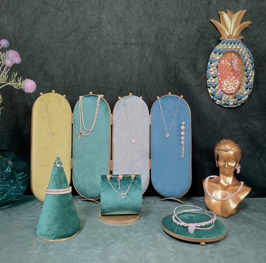 Earring Jewelry Storage Rack small exquisite tidy up Earrings Necklace Jewelrys Net red ear clip earrings bracelet show racks-image-757194472