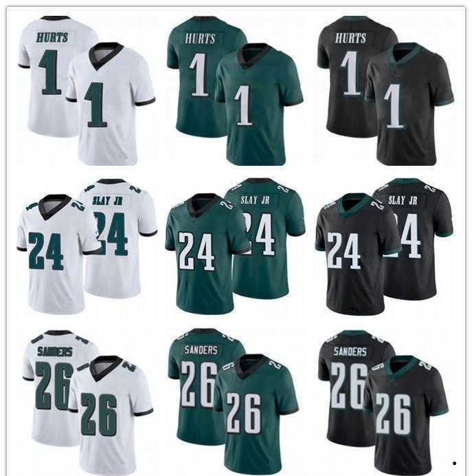 

11 AJ Brown Men Philadelphia''Eagles''jersey 6 DeVonta Smith 26 Miles Sanders 20 Brian Dawkins 2 Darius Slay Jr. 1 Jalen Hurts Football Jerseys, Color