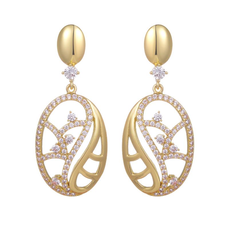 

Dangle & Chandelier Drop-Shaped Stone Shiny Banquet Female Earrings For Women 2022 Fashion Jewelry Womens Accessories Birthday Gift GirlDang