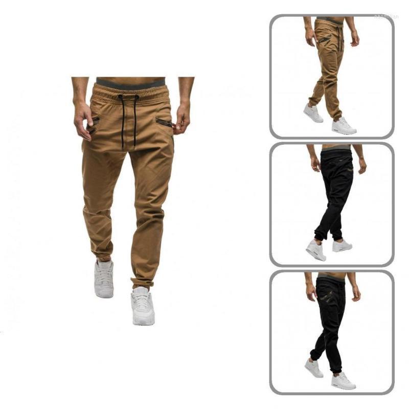 

Men' Pants Spring Elastic Waist Fabulous Breathable Slim SweatpantsMen' Naom22, Black