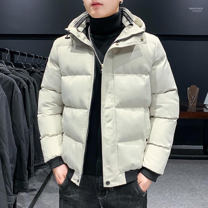 

Men's Down & Parkas 2022 Cotton Padded Clothes Korean Casual For Men Kare22, Black